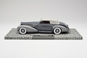 Delage D8 120 Kabrioletas Pilkas & Tamsiai Pilkas Minichamps 1:18 107115134 Metalas - nuotrauka 3 iš 6