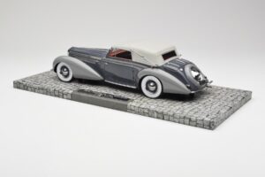 Delage D8 120 Kabrioletas Pilkas & Tamsiai Pilkas Minichamps 1:18 107115134 Metalas - nuotrauka 5 iš 6