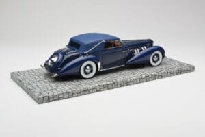 Delage D8-120 Kabrioletas Two Tone Mėlynas Minichamps 1:18 107115132 Derva - nuotrauka 2 iš 6