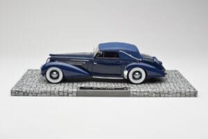 Delage D8-120 Kabrioletas Two Tone Mėlynas Minichamps 1:18 107115132 Derva - nuotrauka 3 iš 6