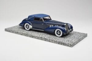 Delage D8-120 Kabrioletas Two Tone Mėlynas Minichamps 1:18 107115132 Derva - nuotrauka 4 iš 6