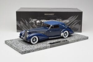 Delage D8-120 Kabrioletas Two Tone Mėlynas Minichamps 1:18 107115132 Derva - nuotrauka 6 iš 6