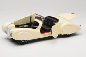 Delahaye Kabrioletas Kreminis Guiloy 1:18 68580 Metalas - nuotrauka 2 iš 8