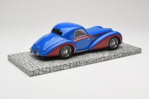 Delahaye Type 145 V12 Coupe Mėlynas Raudonas Minichamps 1:18 107116121 Derva - nuotrauka 2 iš 6