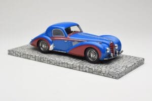 Delahaye Type 145 V12 Coupe Mėlynas Raudonas Minichamps 1:18 107116121 Derva - nuotrauka 4 iš 6