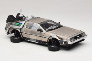 DeLorean DMC-12 Back to the Future Time Machine Sun Star 1:18 2710 Metalas - nuotrauka 4 iš 6