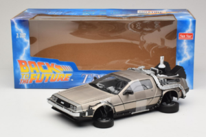 DeLorean DMC-12 Back to the Future Time Machine Sun Star 1:18 2710 Metalas - nuotrauka 6 iš 6