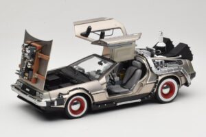 DeLorean DMC-12 Back to the Future Part III Sun Star 1:18 2712 Metalas - nuotrauka 2 iš 8