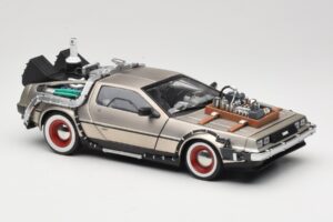 DeLorean DMC-12 Back to the Future Part III Sun Star 1:18 2712 Metalas - nuotrauka 6 iš 8