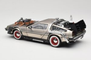DeLorean DMC-12 Back to the Future Part III Sun Star 1:18 2712 Metalas - nuotrauka 7 iš 8