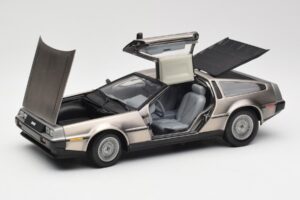 DeLorean DMC-12 LK Sidabrinis Sun Star 1:18 2701 Metalas - nuotrauka 2 iš 8