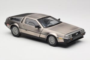 DeLorean DMC-12 LK Sidabrinis Sun Star 1:18 2701 Metalas - nuotrauka 6 iš 8
