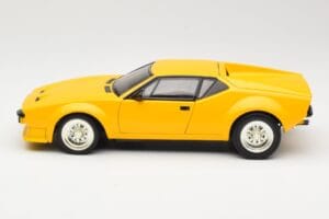 De Tomaso Pantera Geltonas Hot Wheels 1:18 27809 Metalas - nuotrauka 4 iš 8