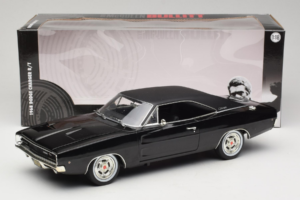Dodge Charger R/T Steve McQueen Bullitt Movie Greenlight 1:18 12839 Metalas - nuotrauka 8 iš 8