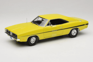 Dodge Charger R/T Geltonas Dirty Mary Crazy Larry Auto World 1:18 AWSS101/06 Metalas