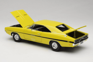 Dodge Charger R/T Geltonas Dirty Mary Crazy Larry Auto World 1:18 AWSS101/06 Metalas - nuotrauka 5 iš 8