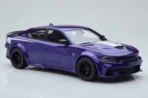Dodge Charger Super Bee Violetinis GT Spirit 1:18 GT895 Derva - nuotrauka 4 iš 6