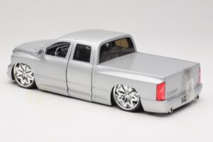 Dodge Ram Tuned Sidabras Jada 1:18 63162-SM Metalas - nuotrauka 7 iš 8