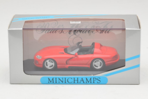 Dodge Viper RT/10 Kabrioletas Raudonas Minichamps 1:43 430144032 Metalas - nuotrauka 4 iš 4