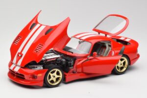 Dodge Viper GTS Raudonas Bburago 1:18 3075 Metalas - nuotrauka 2 iš 8