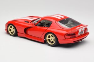 Dodge Viper GTS Raudonas Bburago 1:18 3075 Metalas - nuotrauka 7 iš 8