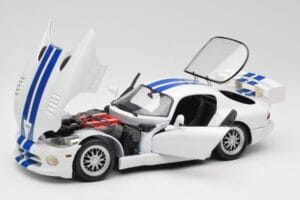 Dodge Viper GTS-R GT2 Baltas 1997 Maisto 1:18 50316 Metalas - nuotrauka 2 iš 8
