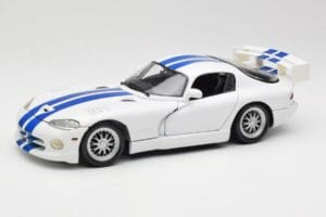 Dodge Viper GTS-R GT2 Baltas 1997 Maisto 1:18 50316 Metalas