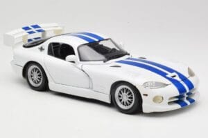 Dodge Viper GTS-R GT2 Baltas 1997 Maisto 1:18 50316 Metalas - nuotrauka 6 iš 8