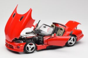 Dodge Viper RT/10 Raudonas Bburago 1:18 3025-M1 Metalas - nuotrauka 2 iš 8