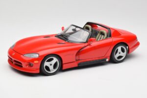 Dodge Viper RT/10 Raudonas Bburago 1:18 3025-M1 Metalas