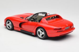 Dodge Viper RT/10 Raudonas Bburago 1:18 3025-M1 Metalas - nuotrauka 7 iš 8