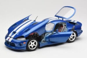 Dodge Viper GTS SR II Mėlynas su Baltais Dryžiais Bburago 1:18 3330 Metalas - nuotrauka 2 iš 8
