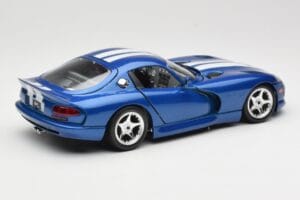 Dodge Viper GTS SR II Mėlynas su Baltais Dryžiais Bburago 1:18 3330 Metalas - nuotrauka 3 iš 8