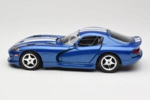 Dodge Viper GTS SR II Mėlynas su Baltais Dryžiais Bburago 1:18 3330 Metalas - nuotrauka 4 iš 8
