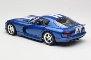 Dodge Viper GTS SR II Mėlynas su Baltais Dryžiais Bburago 1:18 3330 Metalas - nuotrauka 7 iš 8