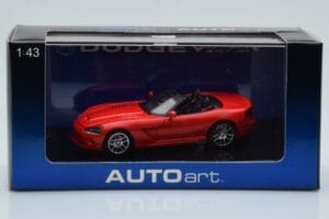 Dodge Viper SRT-10 Raudonas AUTOart 1:43 51701 Metalas - nuotrauka 4 iš 4