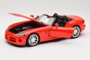 Dodge Viper SRT-10 Roadster Raudonas Hot Wheels 1:18 53836 Metalas - nuotrauka 2 iš 8