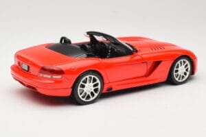 Dodge Viper SRT-10 Roadster Raudonas Hot Wheels 1:18 53836 Metalas - nuotrauka 3 iš 8