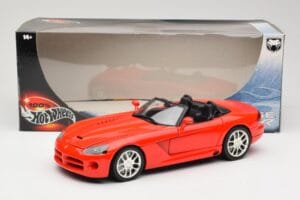 Dodge Viper SRT-10 Roadster Raudonas Hot Wheels 1:18 53836 Metalas - nuotrauka 8 iš 8