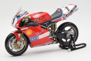 Ducati 998R WSB #1 T. Bayliss Ducati Infostrada 2002 Minichamps 1:12 122021201 Metalas - nuotrauka 2 iš 6