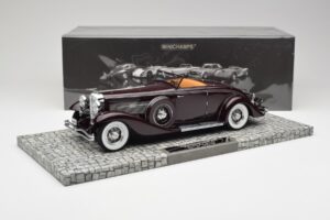 Duesenberg SJN Convertible Coupe Bordo Minichamps 1:18 107150331 Metalas - nuotrauka 2 iš 6