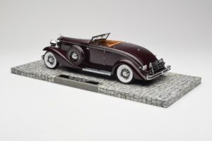 Duesenberg SJN Convertible Coupe Bordo Minichamps 1:18 107150331 Metalas - nuotrauka 4 iš 6