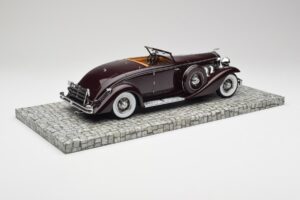 Duesenberg SJN Convertible Coupe Bordo Minichamps 1:18 107150331 Metalas - nuotrauka 5 iš 6