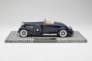 Duesenberg SJN Convertible Coupe Midnight Blue Minichamps 1:18 107150332 Metalas - nuotrauka 3 iš 6