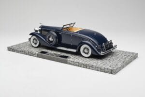 Duesenberg SJN Convertible Coupe Midnight Blue Minichamps 1:18 107150332 Metalas - nuotrauka 5 iš 6