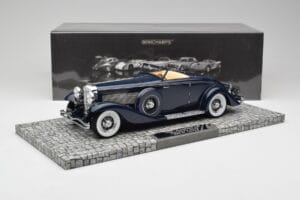 Duesenberg SJN Convertible Coupe Midnight Blue Minichamps 1:18 107150332 Metalas - nuotrauka 6 iš 6