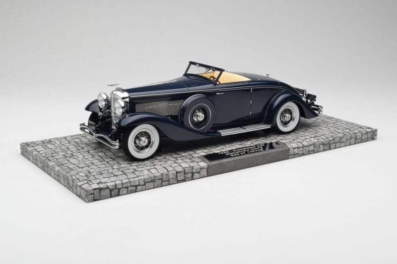 Duesenberg SJN Convertible Coupe Midnight Blue Minichamps 1:18 107150332 Metalas