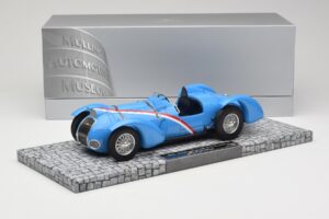 Ecurie Bleue Delahaye Type 145 V12 R. Dreyfus Coupe du Million Montlhery 1937 Minichamps 1:18 107116100 Metalas - nuotrauka 6 iš 6