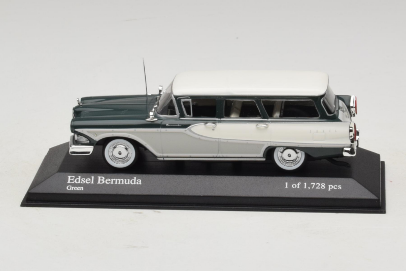 Edsel Bermuda Station Wagon Žalias Minichamps 1:43 400082011 Metalas