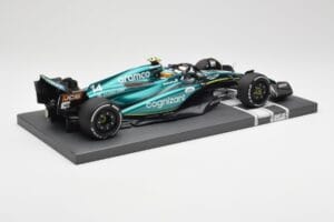 Aston Martin AMR23 #14 F. Alonso 3rd Place Saudi Arabian GP 2023 Minichamps 1:18 117230214 Metalas - nuotrauka 3 iš 7